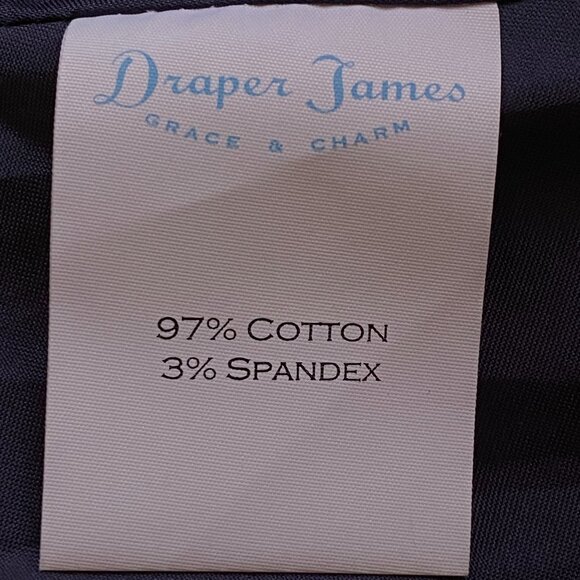 Draper James Sz 6 Skirt Navy Blue Pink Bunnies Mini Lined - Picture 8 of 9